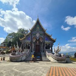 Temple on moutain.