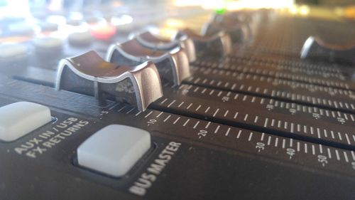 Close-up of computer keyboard