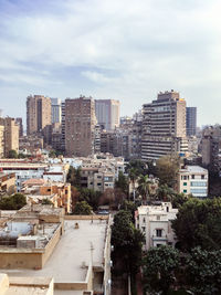 Cityscape against sky