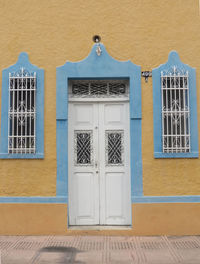 Facade of building