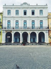 Facade of building