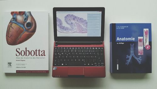 Close-up of text on wall