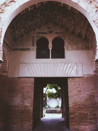 Entrance of old building