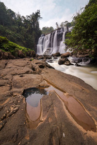 Waterfall at forest