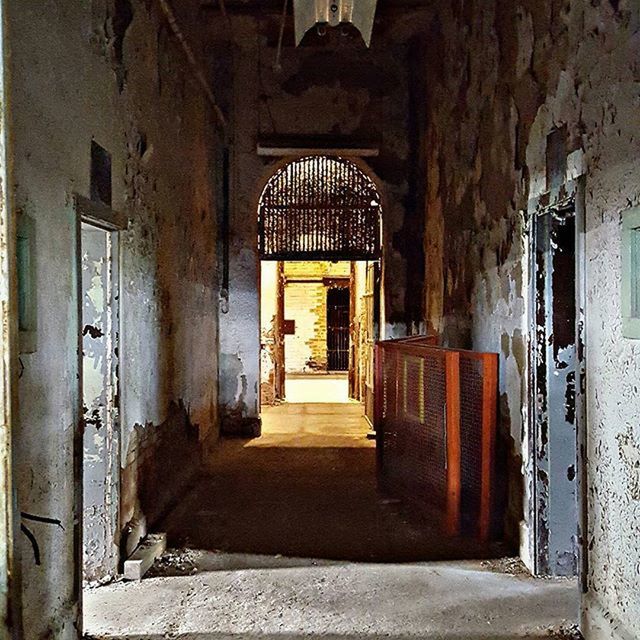 architecture, built structure, indoors, door, abandoned, old, the way forward, house, arch, corridor, building exterior, entrance, building, window, doorway, narrow, empty, obsolete, wall - building feature, deterioration