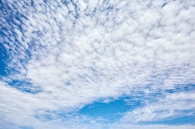 Low angle view of clouds in sky