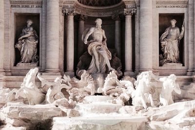 Low angle view of fountain