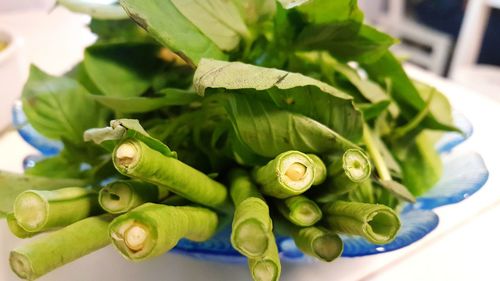 Close-up of vegetables on table