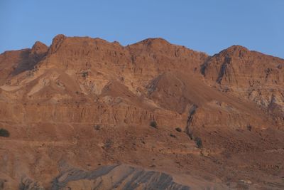 Scenic view of desert against sky