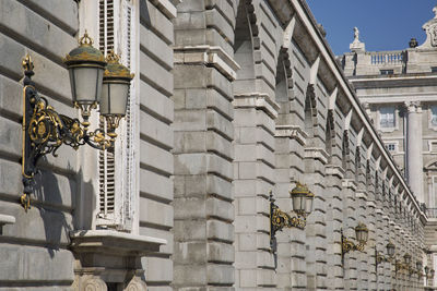 Low angle view of old building