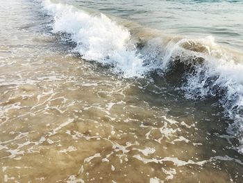 Scenic view of sea waves