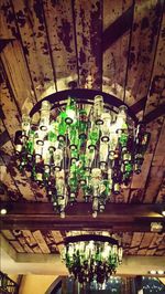 Potted plants on ceiling