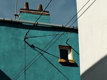 Low angle view of building against sky
