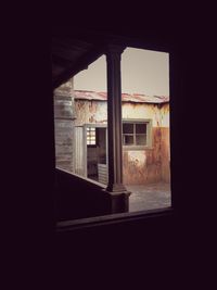 Interior of abandoned house