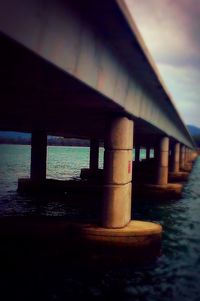 Bridge over sea