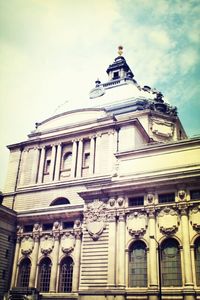 Low angle view of church