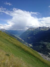 Scenic view of landscape against sky