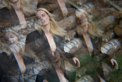 Full length of a young woman smiling