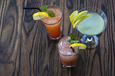 Close-up of drink on table