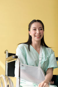 Portrait of a smiling young woman