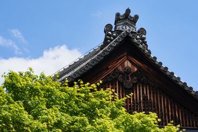 Low angle view of a temple