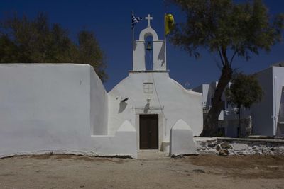 View of white building against sky