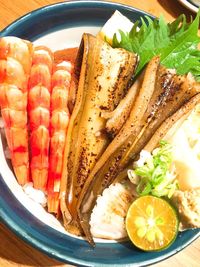 Close-up of food on plate