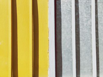 Yellow and grey background with stripes