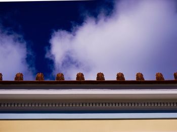 Low angle view of building against sky