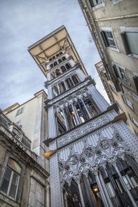 Low angle view of buildings against sky