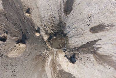 Full frame shot of cracked land