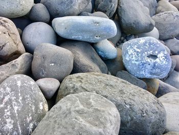 Full frame shot of pebbles