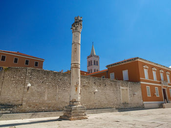 Architecture of old town zadar, croatia.