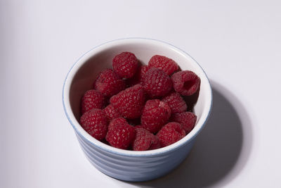 Close-up of strawberries in bowl