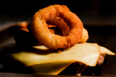 Close-up of food in plate