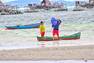 People on beach