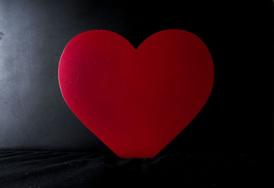 Close-up of red heart shape