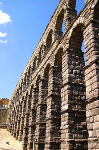 Low angle view of historical building