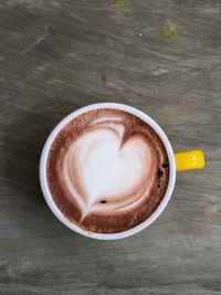 Close-up of coffee on table
