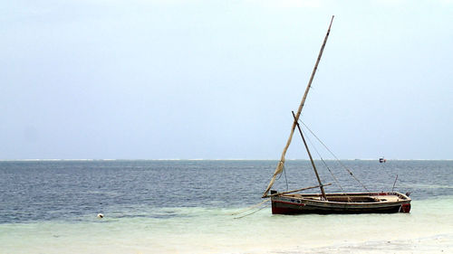 Scenic view of calm sea