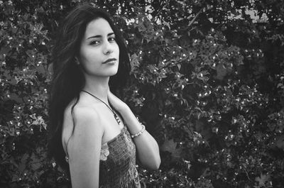 Portrait of young woman