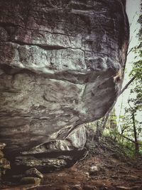 Close-up of rock formation