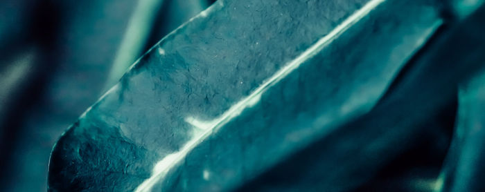 Full frame shot of blue metal