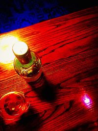 Close-up of object on table