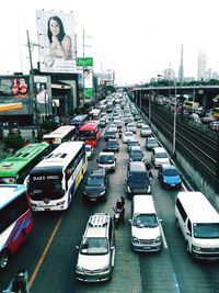 Traffic on road