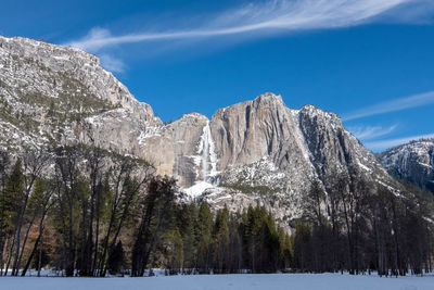 The snow covered wonder land that is yosemite national park.