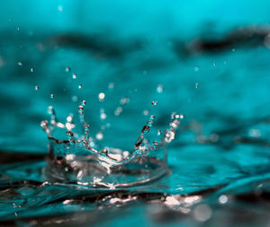 Close-up of splashing water