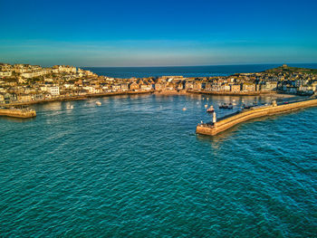 Harbour at st ives, cornwall