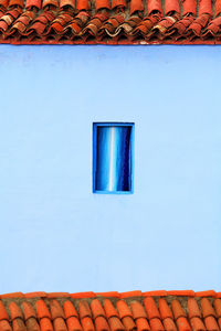 Window of tiled house