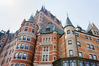 Low angle view of buildings against sky